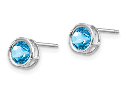 14k White Gold Earrings Style XBE264 - Classique Jewelry Inc.