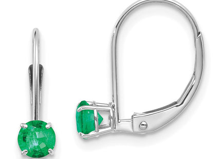 14k White Gold Earrings Style XBE269 - Classique Jewelry Inc.