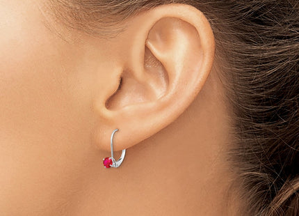14k White Gold Earrings Style XBE271 - Classique Jewelry Inc.
