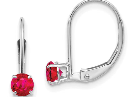 14k White Gold Earrings Style XBE271 - Classique Jewelry Inc.