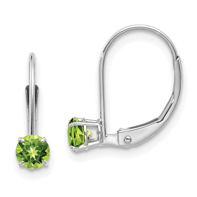 14k White Gold Earrings Style XBE272 - Classique Jewelry Inc.