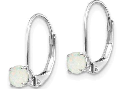 14k White Gold Earrings Style XBE274 - Classique Jewelry Inc.