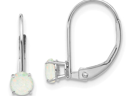 14k White Gold Earrings Style XBE274 - Classique Jewelry Inc.