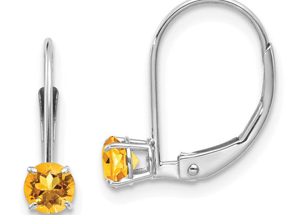 14k White Gold Earrings Style XBE275 - Classique Jewelry Inc.
