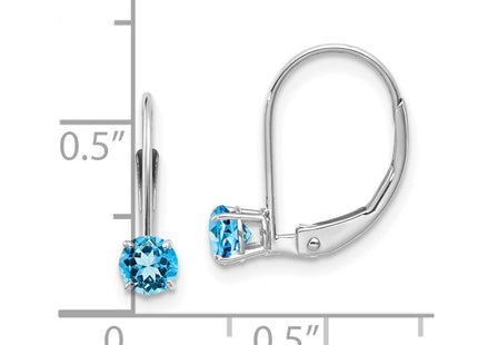 14k White Gold Earrings Style XBE276 - Classique Jewelry Inc.