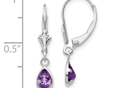 14k White Gold Earrings Style XBE278 - Classique Jewelry Inc.