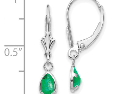 14k White Gold Earrings Style XBE281 - Classique Jewelry Inc.