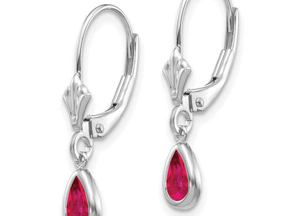 14k White Gold Earrings Style XBE283 - Classique Jewelry Inc.