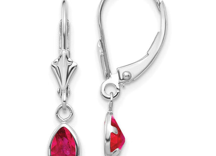 14k White Gold Earrings Style XBE283 - Classique Jewelry Inc.