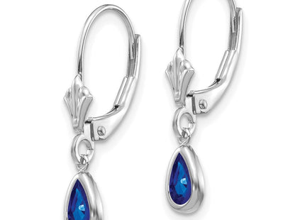 14k White Gold Earrings Style XBE285 - Classique Jewelry Inc.