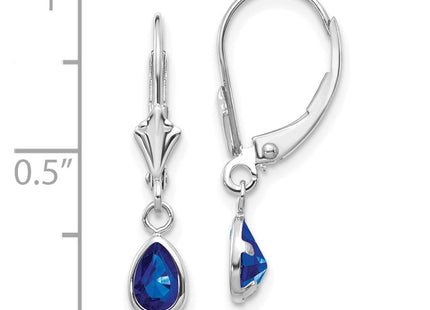 14k White Gold Earrings Style XBE285 - Classique Jewelry Inc.