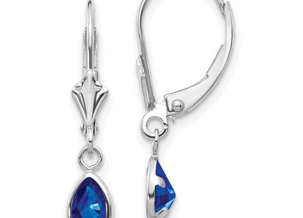 14k White Gold Earrings Style XBE285 - Classique Jewelry Inc.