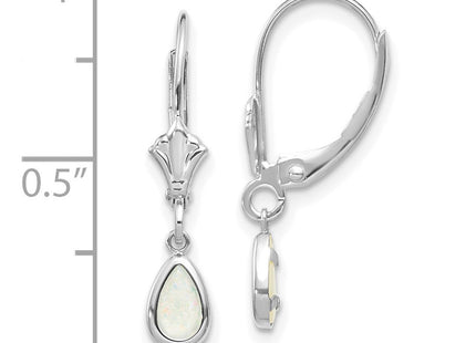 14k White Gold Earrings Style XBE286 - Classique Jewelry Inc.