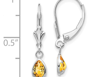 14k White Gold Earrings Style XBE287 - Classique Jewelry Inc.