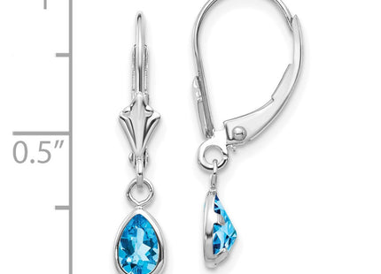 14k White Gold Earrings Style XBE288 - Classique Jewelry Inc.