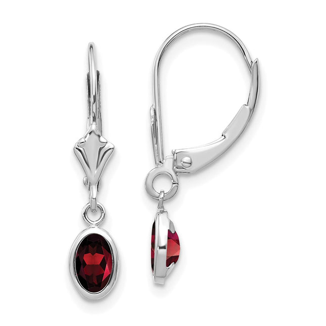 14k White Gold Earrings Style XBE289 - Classique Jewelry Inc.