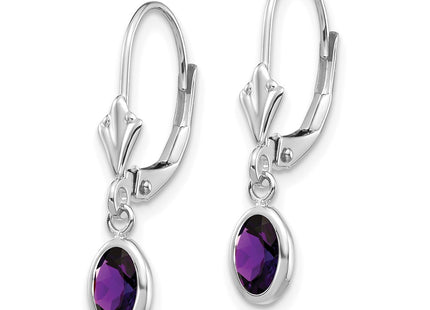 14k White Gold Earrings Style XBE290 - Classique Jewelry Inc.