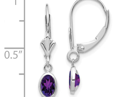 14k White Gold Earrings Style XBE290 - Classique Jewelry Inc.