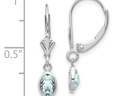 14k White Gold Earrings Style XBE291 - Classique Jewelry Inc.