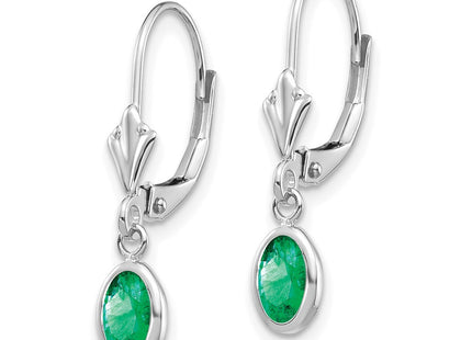 14k White Gold Earrings Style XBE293 - Classique Jewelry Inc.