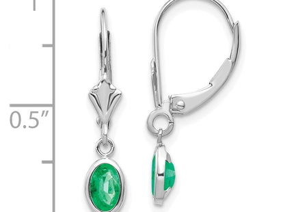 14k White Gold Earrings Style XBE293 - Classique Jewelry Inc.