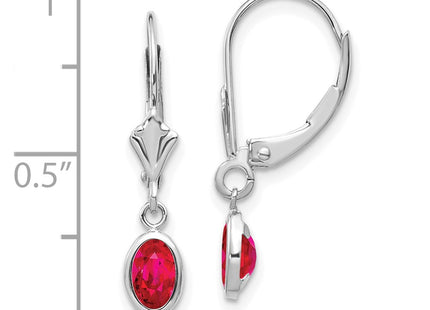 14k White Gold Earrings Style XBE295 - Classique Jewelry Inc.