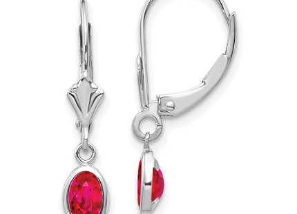 14k White Gold Earrings Style XBE295 - Classique Jewelry Inc.
