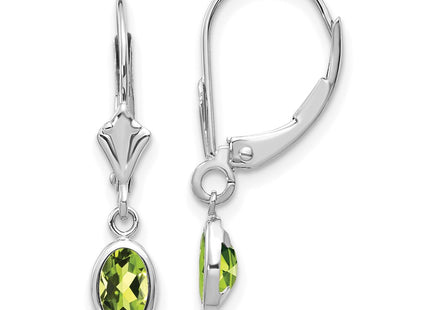 14k White Gold Earrings Style XBE296 - Classique Jewelry Inc.