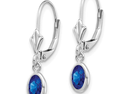14k White Gold Earrings Style XBE297 - Classique Jewelry Inc.