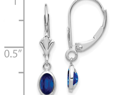 14k White Gold Earrings Style XBE297 - Classique Jewelry Inc.
