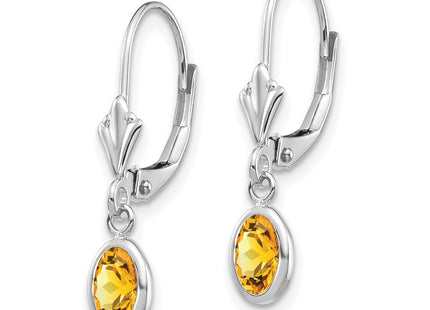 14k White Gold Earrings Style XBE299 - Classique Jewelry Inc.