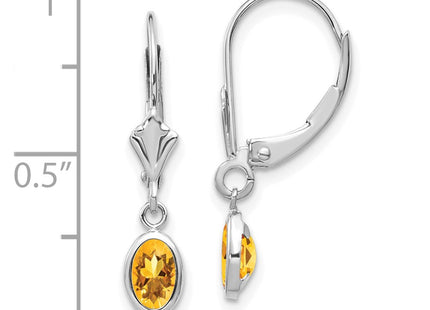14k White Gold Earrings Style XBE299 - Classique Jewelry Inc.