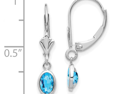 14k White Gold Earrings Style XBE300 - Classique Jewelry Inc.