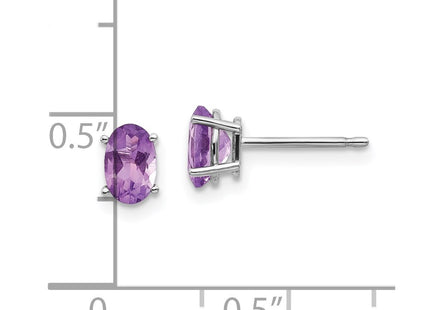 14k White Gold Earrings Style XBE302 - Classique Jewelry Inc.