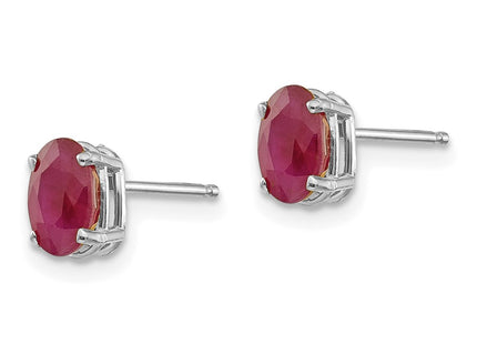 14k White Gold Earrings Style XBE307 - Classique Jewelry Inc.