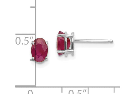 14k White Gold Earrings Style XBE307 - Classique Jewelry Inc.