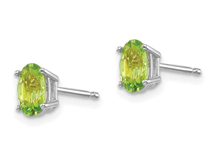 14k White Gold Earrings Style XBE308 - Classique Jewelry Inc.