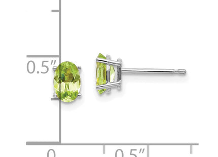 14k White Gold Earrings Style XBE308 - Classique Jewelry Inc.