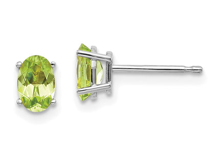 14k White Gold Earrings Style XBE308 - Classique Jewelry Inc.