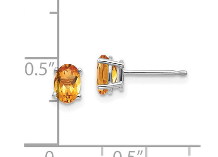 14k White Gold Earrings Style XBE311 - Classique Jewelry Inc.