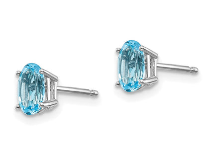 14k White Gold Earrings Style XBE312 - Classique Jewelry Inc.