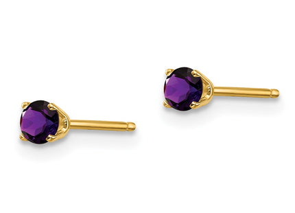14k Yellow Gold Earrings Style XBE38 - Classique Jewelry Inc.