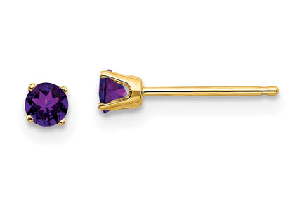 14k Yellow Gold Earrings Style XBE38 - Classique Jewelry Inc.