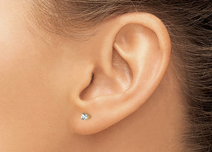 14k Yellow Gold Earrings Style XBE40 - Classique Jewelry Inc.