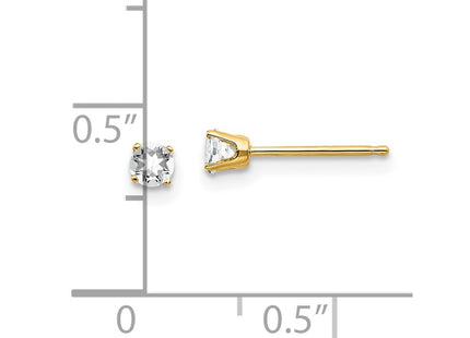 14k Yellow Gold Earrings Style XBE40 - Classique Jewelry Inc.