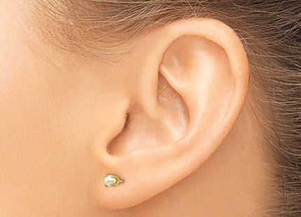 14k June/FW Cultured Pearl Post Earrings (Style XBE42)