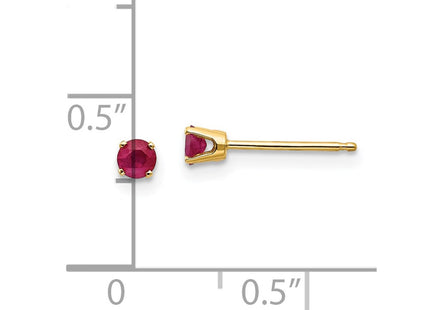 14k Yellow Gold Earrings Style XBE43 - Classique Jewelry Inc.
