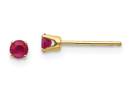 14k Yellow Gold Earrings Style XBE43 - Classique Jewelry Inc.