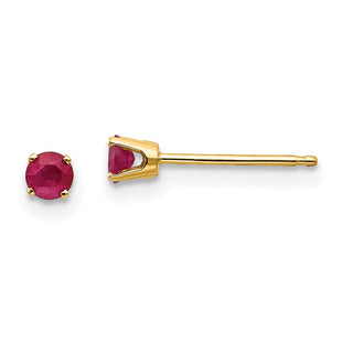 14k Yellow Gold Earrings Style XBE43 - Classique Jewelry Inc.