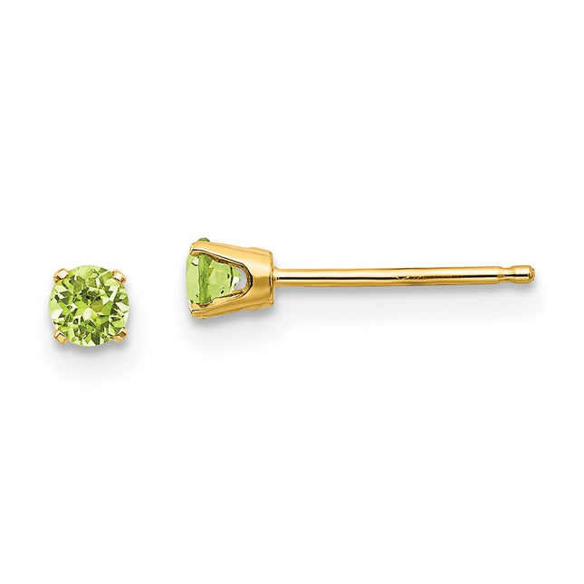 14k Yellow Gold Earrings Style XBE44 - Classique Jewelry Inc.